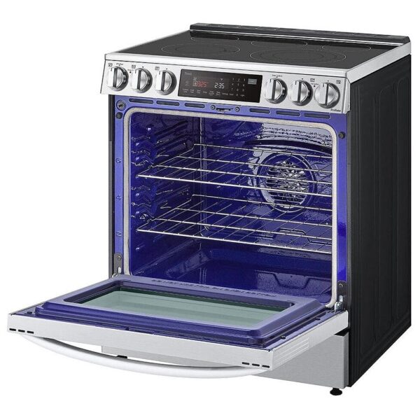 Cuisinière encastrée 30’’, Friture à air, 6.3 pi.cu, Wi-Fi, Stainless– LSEL6335F – Image 6