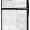 Réfrigérateur à congélateur supérieur Whirlpool 30’’, 18.2 pi.cu., Noir - WRT318FZDB – Image 3