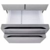 Réfrigérateur intelligent à portes françaises LG 36’’, 4 portes, Eau et Glace, Stainless - LF30S8210S – Image 3