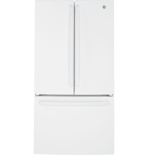 Réfrigérateur à Portes Françaises 36’’, Eau et Glaces, Blanc - GNE27JGMWW
