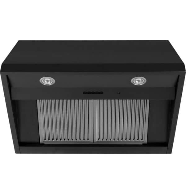 36'' Wall-Mount Range Hood, 600 CFM, Matte Black – CVW93643PDS - Image 3
