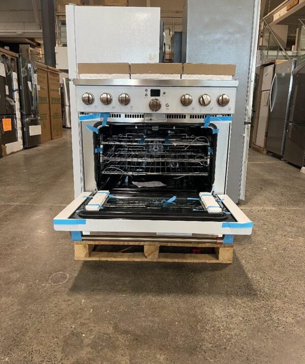 Cuisinière au gaz intelligente de 6.2 pi.cu, 6 brûleurs, Blanc - CGY366P4TW2 – Image 6