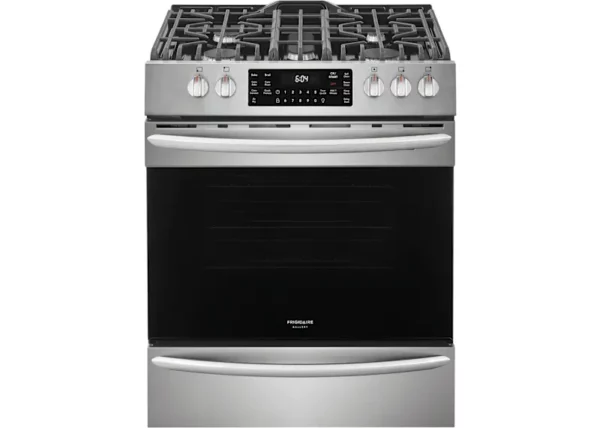 Cuisinière au gaz 30'', 5.6 pi.cu, 18 000 BTU, Friture à air, Stainless – FGGH3047VF