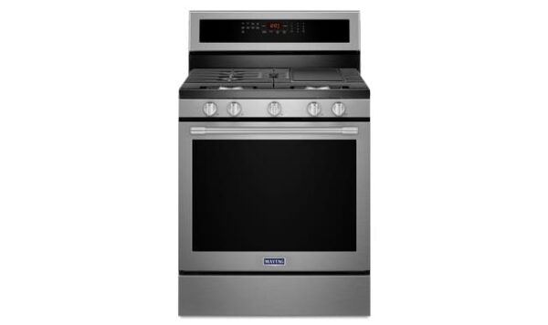 Cuisinière au gaz 30’’, 5,8 pi.cu, Convection, Stainless, Maytag - MGR8800FZ