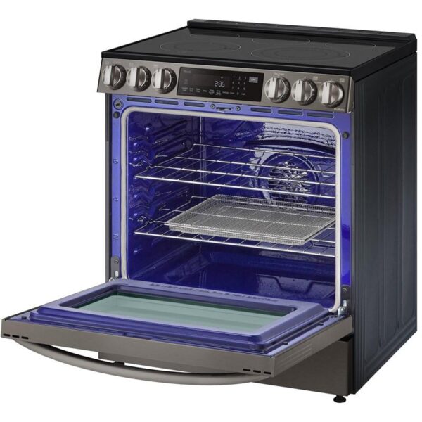 Cuisinière LG 30’’, Air Fry, 6.3 pi.cu, Wi-Fi, Black stainless - LSEL6335D – Image 3