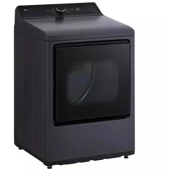Sécheuse LG 27’’ avec porte EasyLoadMC, 7.3 pi³, Wi-Fi, Noir mat – DLE8400BE