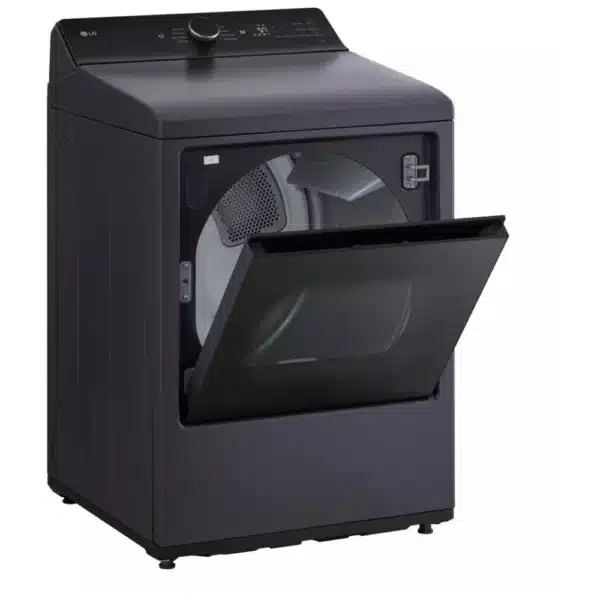 Sécheuse LG 27’’ avec porte EasyLoadMC, 7.3 pi³, Wi-Fi, Noir mat – DLE8400BE – Image 3