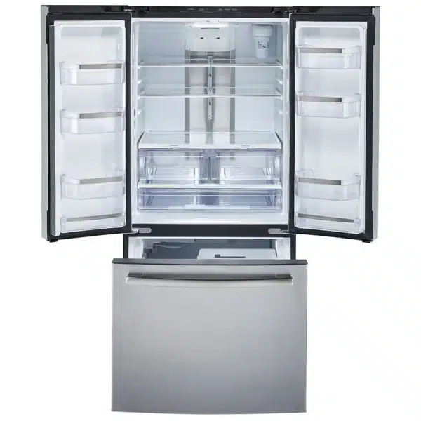 33'' French door Refrigerator, 24.8 cu.ft., Fingerprint resistant stainless-PNE25NYRKFS - Image 2