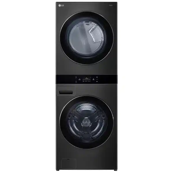 Centre de buanderie frontal LG 27’’, Wi-Fi, Black stainless-WKEX300HBA