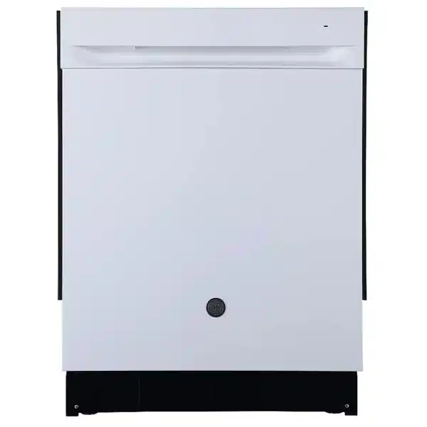 GE 24″ Built-In Dishwasher – White, 3 Racks, Ultra-Quiet 45 dBA - GBP534SGPWW