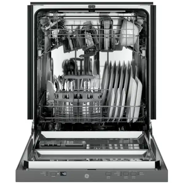 Lave-vaisselle encastrable GE 24″ – Acier inoxydable, 2 paniers, 51 dBA - GDT225SSLSS – Image 2