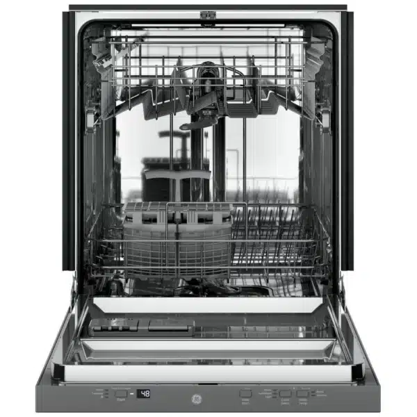 Lave-vaisselle encastrable GE 24″ – Acier inoxydable, 2 paniers, 51 dBA - GDT225SSLSS – Image 3