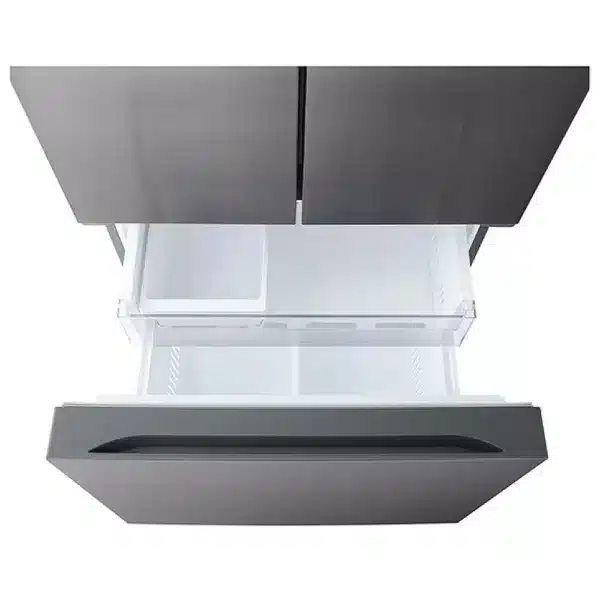 LG French Door Refrigerator 33” Wide, 25.1 cu. ft. – Black Stainless Steel - LF25S6200D - Image 4