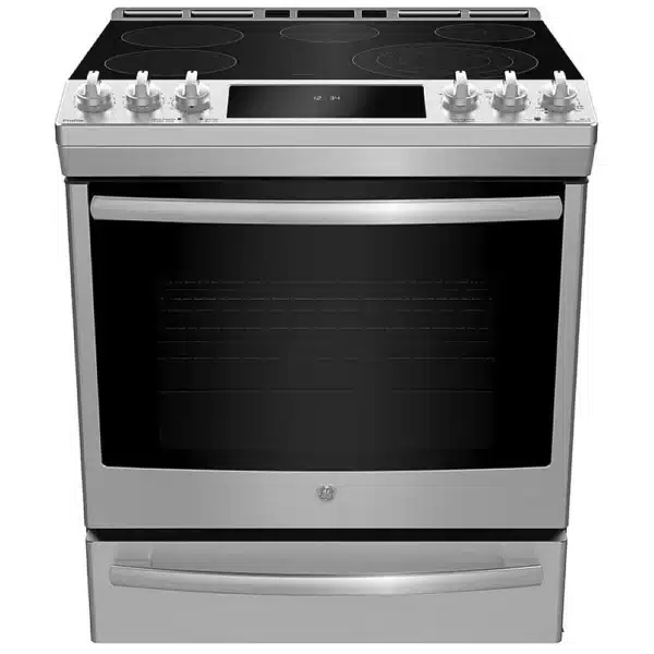 Cuisinière électrique GE Profile – 30″, Encastrable, Convection, Wi-Fi - PCS940YMFS