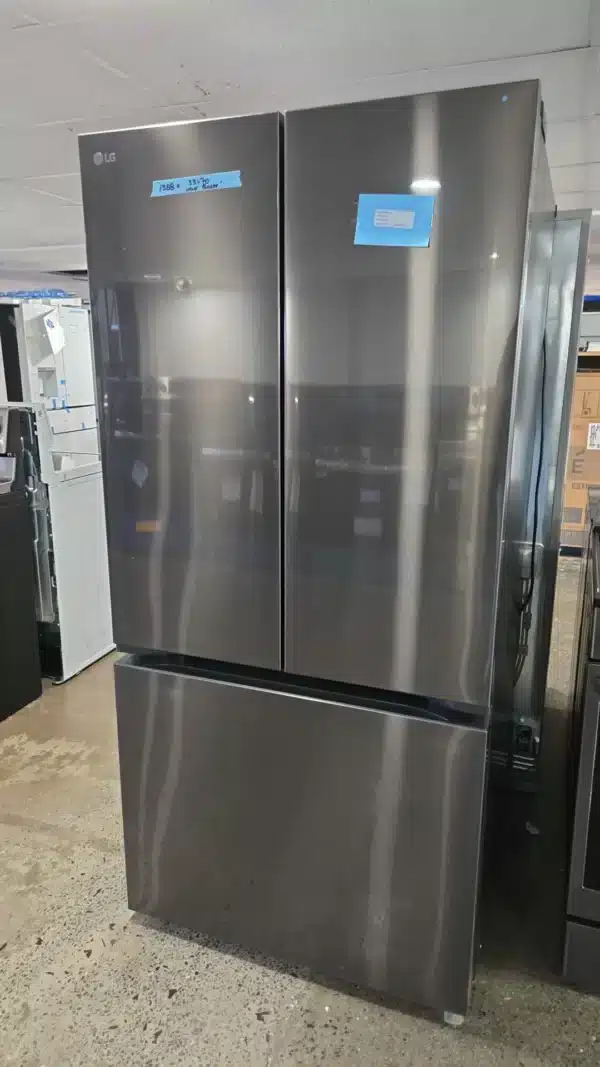 LG French Door Refrigerator 33” Wide, 25.1 cu. ft. – Black Stainless Steel - LF25S6200D - Image 5