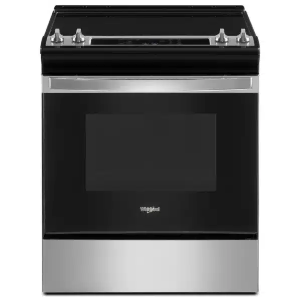 Cuisinière Whirlpool 30’’, FrozenBake, 4.8 pi.cu, Stainless - YWEE515S0LS