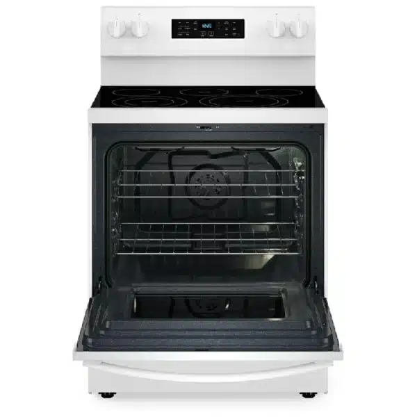 Cuisinière whirlpool autoportante à convection 30’’, 5 brûleurs, Air Fry, Blanc – YWFES5030RW – Image 2
