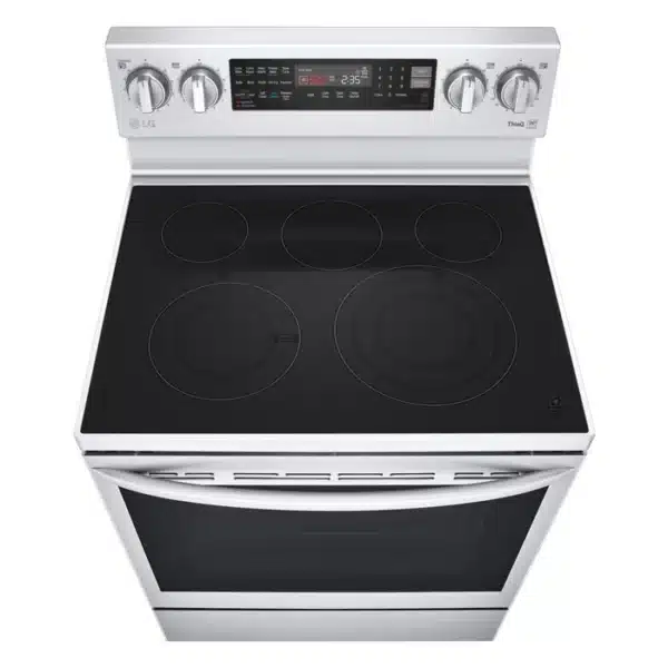 Cuisinière intelligente électrique LG de 6,3 pi³ avec friture à air et convection véritable - acier inoxydable Smudge-ProofMD - LREL6325F – Image 4