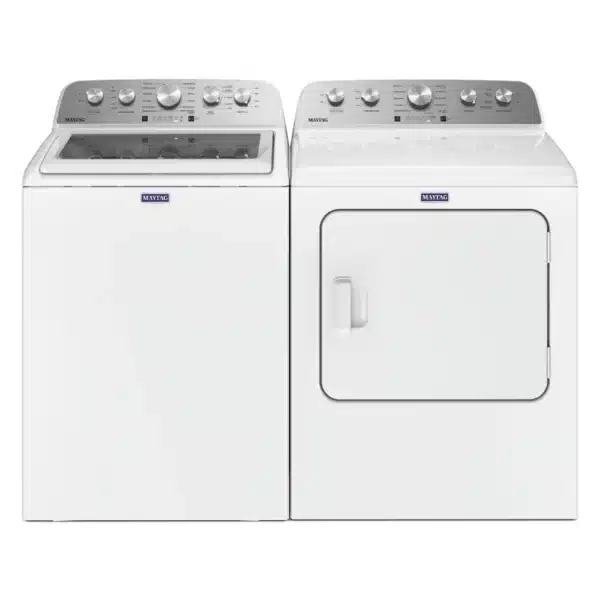Laveuse et Sécheuse top‑load, Maytag – Blanc – MVW5430MW / YMED4500MW