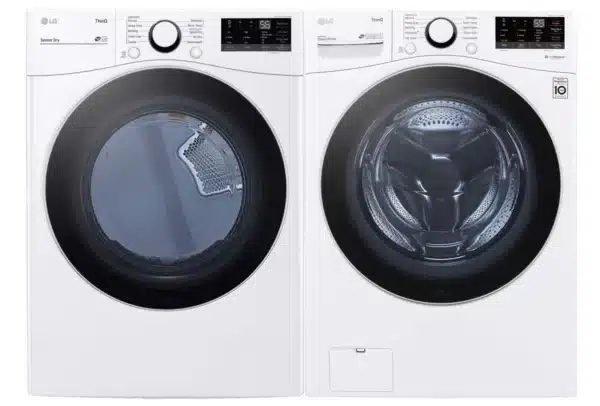 LG Intelligent Washer-Dryer 27'', Front, White - WM3600HWA & DLE3600W