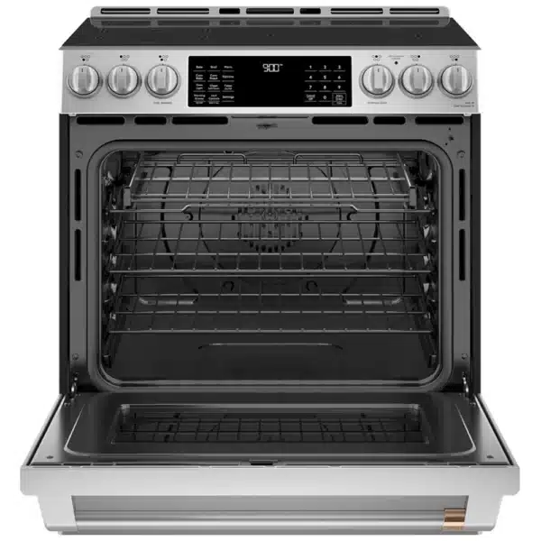 Cuisinière à induction Café – 30 po, 5 éléments, Air Fry, Convection, Tiroir-réchaud, Sonde, Inox - CCHS900P2MS1 – Image 2