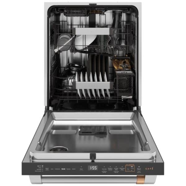 Café Built-in Dishwasher – 24", 39 dB, Matte Black Stainless, 5 Cycles, 16 Place Settings, Ultra Wash, 3rd Rack, Wi-Fi - CDT858P3V1D1 - Image 3