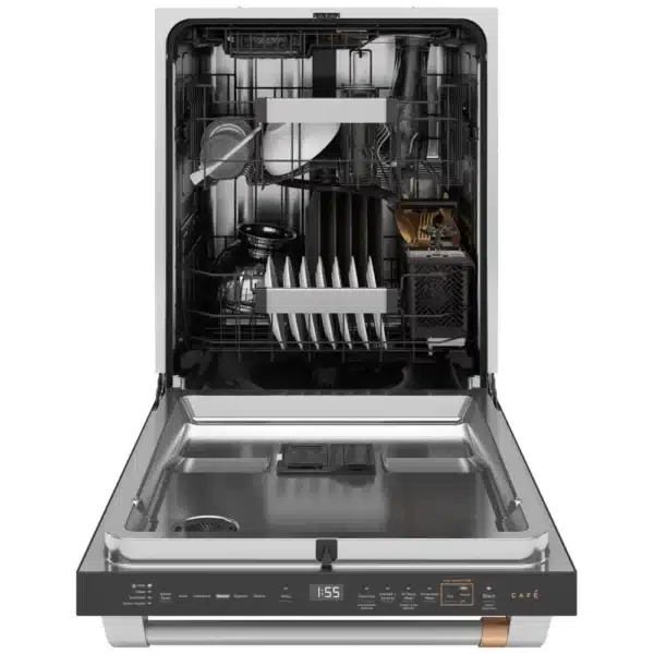 Café Built-in Dishwasher – 24", Ultra Quiet 39 dB, Stainless Steel, 5 Cycles, 16 Place Settings - CDT888P2VS1 - Image 2
