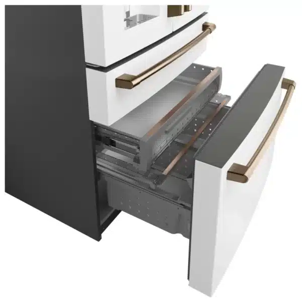 Réfrigérateur à portes françaises Café – 36", 27.8 pi³, Blanc mat - CVE28DP4NW2 – Image 3