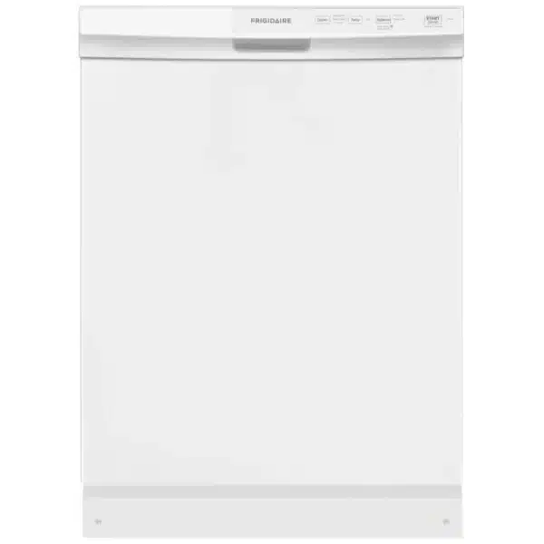 Frigidaire Dishwasher – 24", 60 dB, White, 3 Cycles, 14 Place Settings, Full Console, Hard Food Disposer - FFCD2413UW