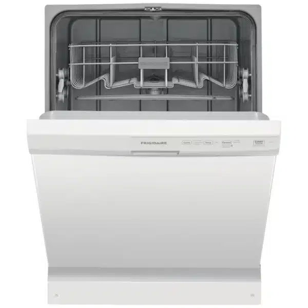 Frigidaire Dishwasher – 24", 60 dB, White, 3 Cycles, 14 Place Settings, Full Console, Hard Food Disposer - FFCD2413UW - Image 2