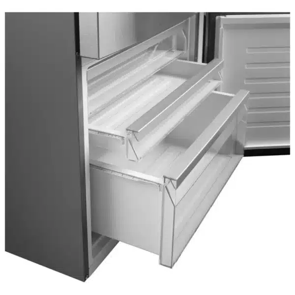 Réfrigérateur à congélateur inférieur, 17,7 pi.cu, Stainless - GBE17HYRFS – Image 3