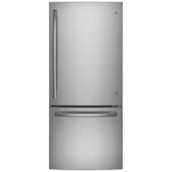 Réfrigérateur à congélateur inférieur GE – 30", 20.9 pi³, Inox, Certifié ENERGY STAR - GBE21AYRLKFS