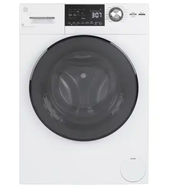 Laveuse-sécheuse tout-en-un GE – 2.8 pi³, Vapeur, 14 cycles, Blanc - GFQ14ESSNWW