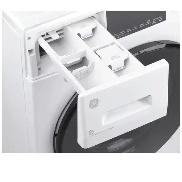 Laveuse-sécheuse tout-en-un GE – 2.8 pi³, Vapeur, 14 cycles, Blanc - GFQ14ESSNWW – Image 3