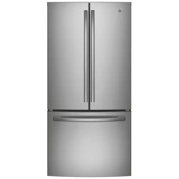 Réfrigérateur à portes françaises GE – 33", 25.3 pi³, Inox, Distributeur d’eau - GNE25DYRKFS