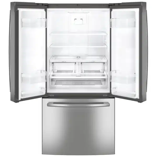 Réfrigérateur à portes françaises GE – 33", 25.3 pi³, Inox, Distributeur d’eau - GNE25DYRKFS – Image 2