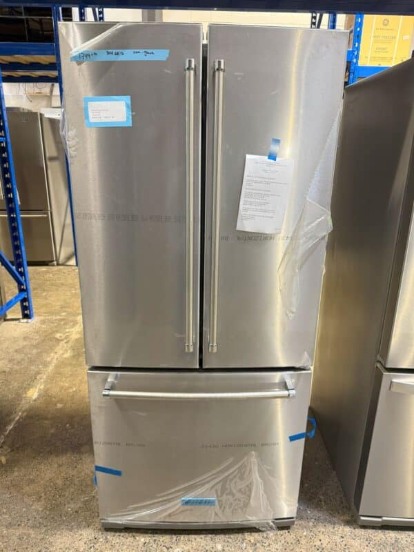 KitchenAid French Door Refrigerator – 30", 19.7 cu. ft., Stainless Steel - KRFF300ESS - Image 3