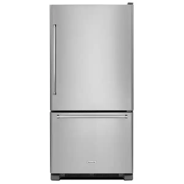 Réfrigérateur à congélateur inférieur KitchenAid– 30", 18.7 pi³, Acier inoxydable, ENERGY STAR - KRBR109ESS