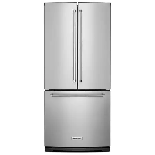 KitchenAid French Door Refrigerator – 30", 19.7 cu. ft., Stainless Steel - KRFF300ESS