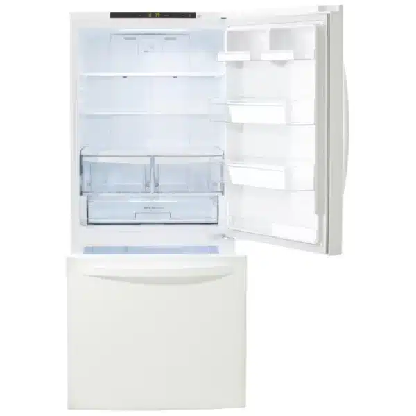 LG French Door Refrigerator – 30", 22 cu. ft., White, Counter-Depth - LRDNS2200W - Image 2