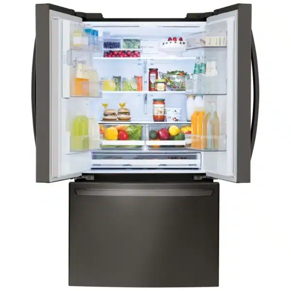 Réfrigérateur à portes françaises LG – 27.7 pi³, Inox noir - LRFS28XBD – Image 3