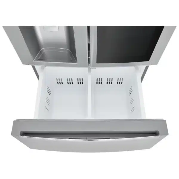 LG 33'' French Door Refrigerator, InstaView Door, Counter Depth, Stainless- LRMVC1803S - Image 3
