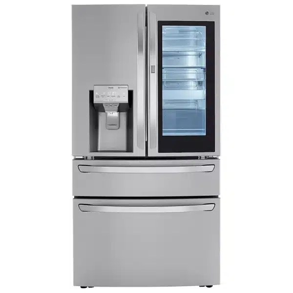 LG 4-Door Refrigerator – 22.5 cu. ft., Stainless Steel, InstaView, Door-in-Door - LRMVC2306S