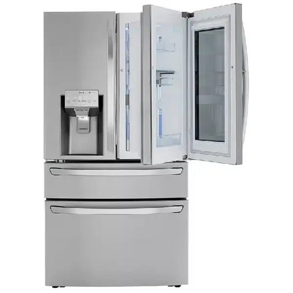 LG 4-Door Refrigerator – 22.5 cu. ft., Stainless Steel, InstaView, Door-in-Door - LRMVC2306S - Image 3
