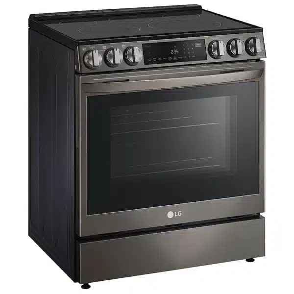 LG Electric Range – 30", 5 Burners, Air Fry, True Convection, Self-Clean, Black Stainless Steel - LSEL6335D - Image 3