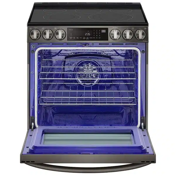 LG Electric Range – 30", 5 Burners, Air Fry, True Convection, Self-Clean, Black Stainless Steel - LSEL6335D - Image 2