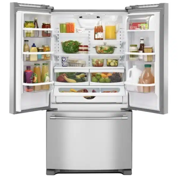 Réfrigérateur Maytag à portes françaises – 33", 22.1 pi³, Inox, Distributeur d’eau intérieur - MRFF5033PZ – Image 3