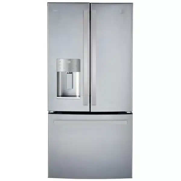 GE Profile French Door Refrigerator – 33", 24.8 cu. ft., Stainless, External Water & Ice Dispenser - PFE24HYRCFS