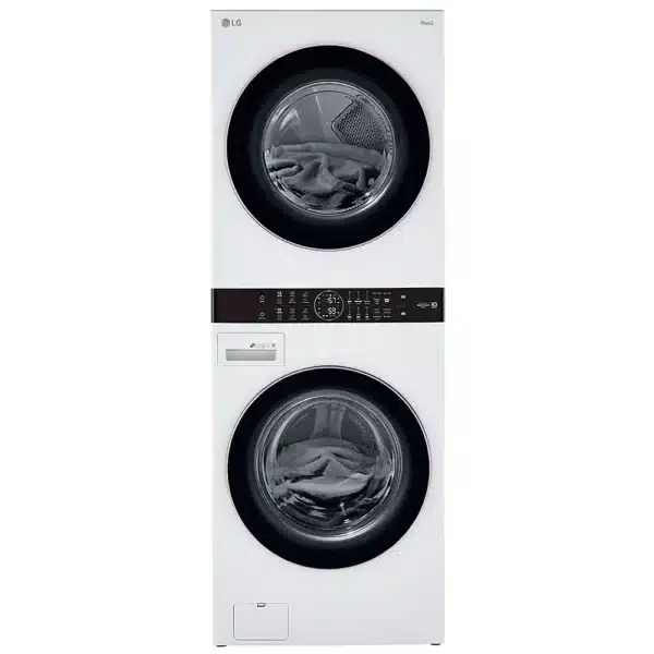 Laveuse-sécheuse superposée LG WashTower – 5.2 pi³ + 7.4 pi³, Wi-Fi ThinQ® - WKE100HWA
