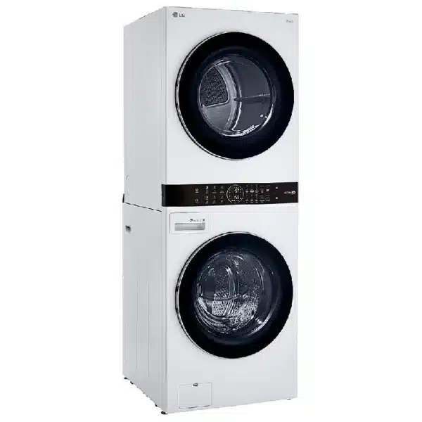 Laveuse-sécheuse superposée LG WashTower – 5.2 pi³ + 7.4 pi³, Wi-Fi ThinQ® - WKE100HWA – Image 2